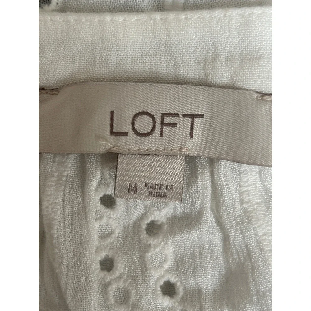 LOFT blouse features